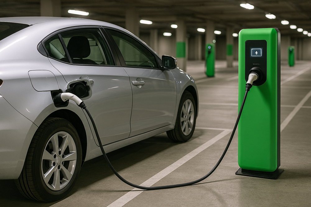 Cargador eléctrico coche